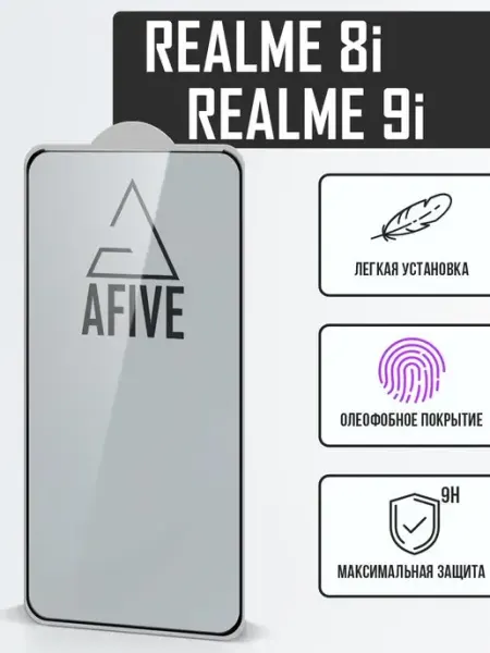 Защитное стекло для Realme 8i 9i a-five