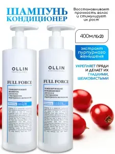 Ollin Professional Шампунь для волос OLLIN FULL FORCE от выпадения, 400 мл