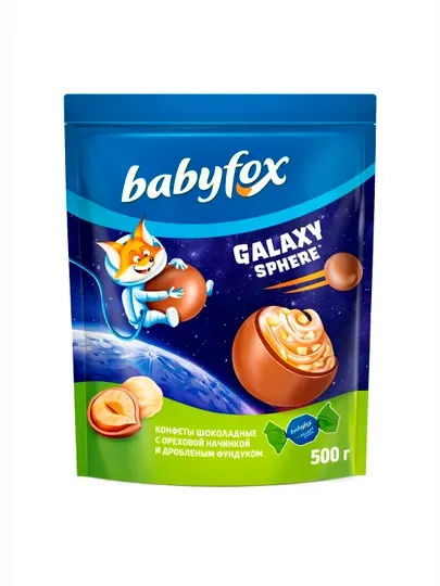 Шоколадные конфеты Babyfox galaxy фундук 500 гр - Конфеты, карамель, леденцы