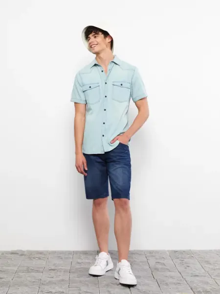 Джинсовые шорты мужские LC Waikiki