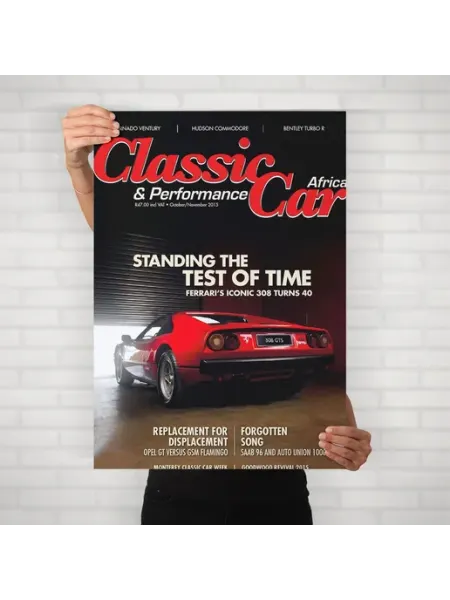 Плакат Культовые машины (Ferrari 308 GTB - GTS 1) A2 HEAVEN POSTER