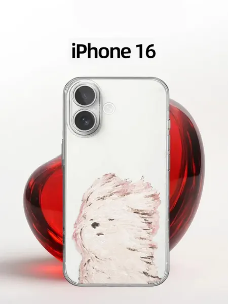Чехол на iphone 16 с масляным вихрем