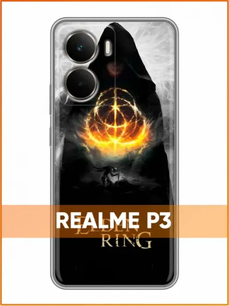 Чехол на Realme P3 с принтом Elden Ring Case Face