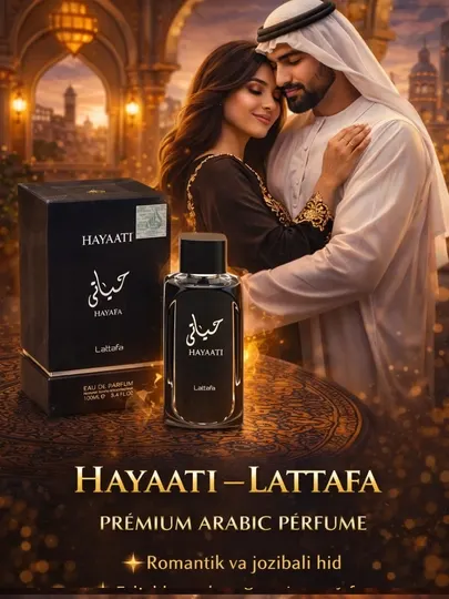 Hayaati Fragrance World, Дубай ОАЭ, 100 мл, мужской парфюм Hayati