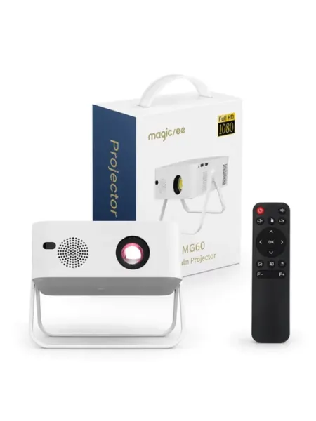 Умный мини-проектор Magicsee MG60, Full HD 1080p, Android, Wi-Fi 6, Bluetooth - Проекторы и аксессуары