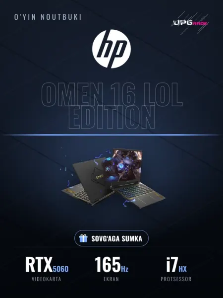 Ноутбук игровой HP OMEN 16 League of Legends Edition, Core i7-14650HX, RTX 5060 - Игровые ноутбуки