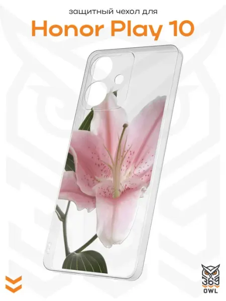 Чехол на Honor Play 10 с принтом Лилия OWL369