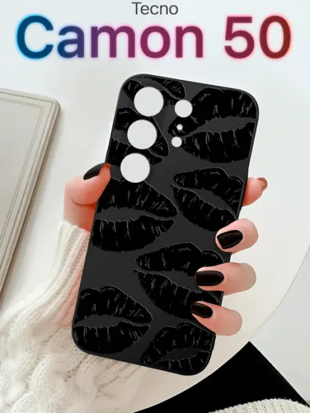 Чехол для Camon 50 с принтом Губы TECNO