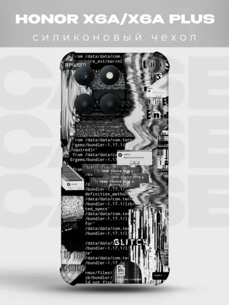 Силиконовый чехол на Honor X6A Y2K pinterest PRINTberries