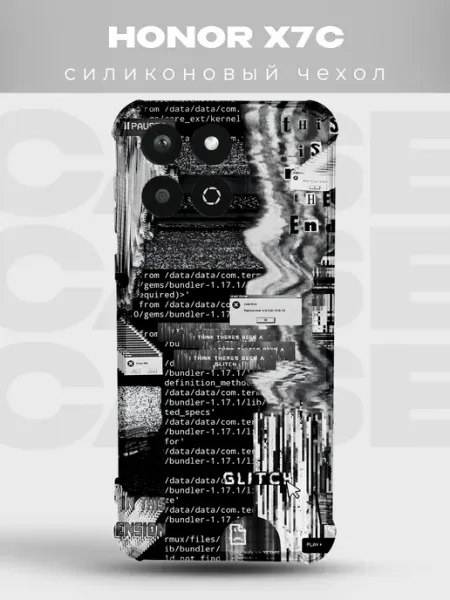 Силиконовый чехол на Honor X7C Y2K pinterest PRINTberries