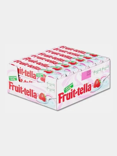 Жевательная конфета Fruit-tella Клубничный йогурт 41гр