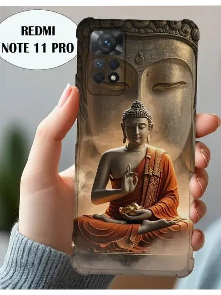 Чехол на Redmi Note 11 Pro с принтом Будда PRINTberries