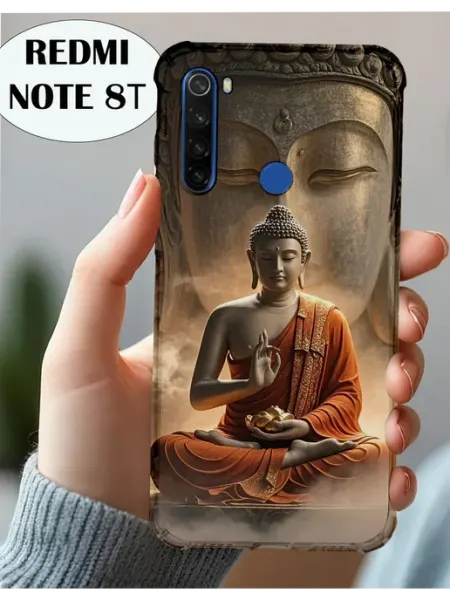 Чехол на Redmi Note 8Т с принтом Будда PRINTberries