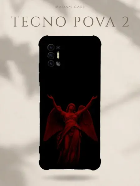 Чехол на Tecno Pova 2 Ангел Madam Case