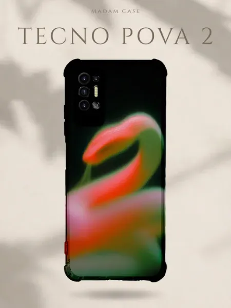 Чехол на Tecno Pova 2 Змея Madam Case