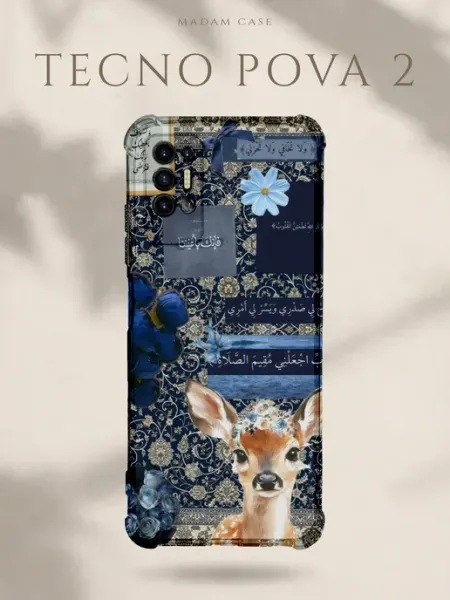 Чехол на Tecno Pova 2 Олененок Madam Case