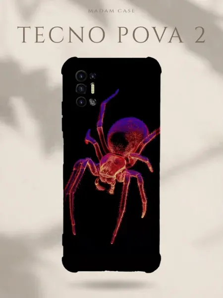 Чехол на Tecno Pova 2 Тарантул Madam Case