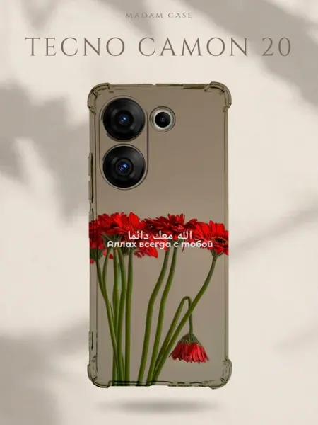 Чехол на Tecno Camon 20 Герберы Madam Case