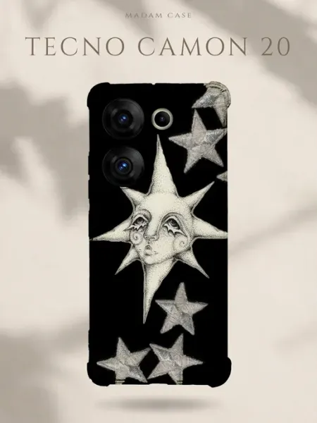 Чехол на Tecno Camon 20 Звезда Madam Case