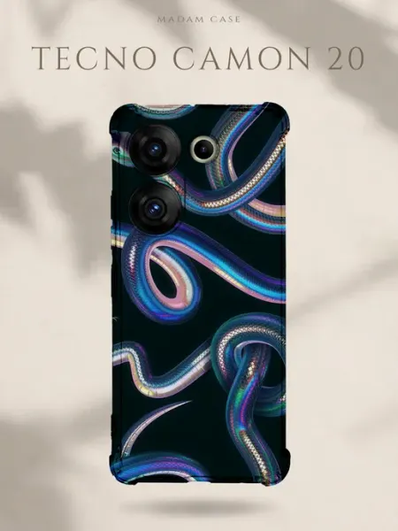Чехол на Tecno Camon 20 Змеи Madam Case