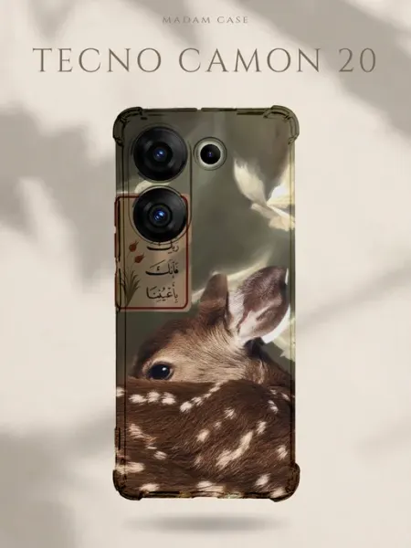 Чехол на Tecno Camon 20 Олененок Madam Case