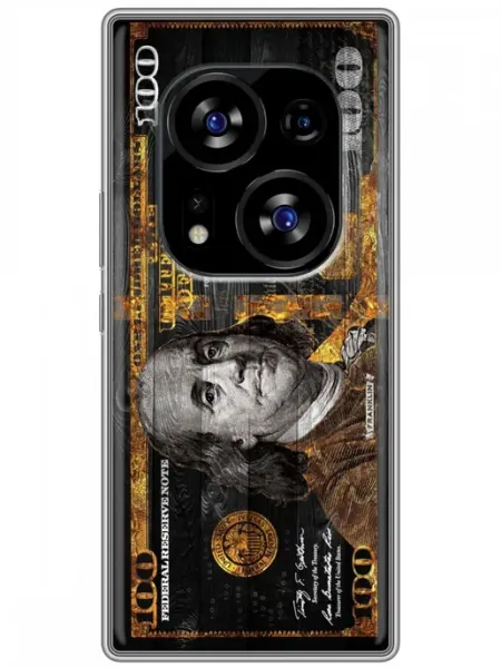 Чехол на Tecno Phantom X2, X2 Pro Доллар (мужской) 360skin