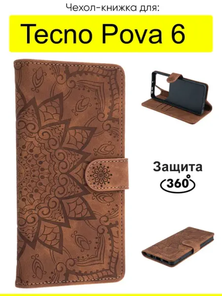 Чехол для Tecno Pova 6, серия Weave Case КейсБерри.