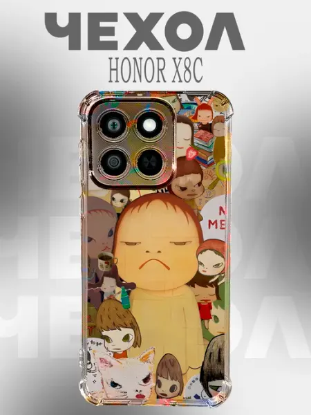 Чехол на Honor X8c с принтом аниме PHONE&STYLE