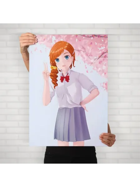 Плакат Приоритет чудо яйца (Куруми Сайдзе) A2 61x42 см HEAVEN POSTER