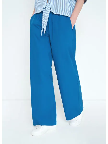FUNDAY Брюки Wide Leg синие