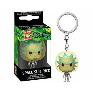 Брелок Funko Pop Фанко поп Рик в скафандре (Rick in Space Suit Keychain) из сериала Рик и Морти
