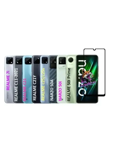 Защитное стекло на Realme 50i Prime Narzo50i 50A C25 C25S Mr.Foxacs