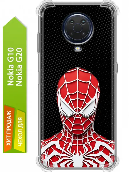 Trendmall Чехол на Nokia G20, G10 Человек паук spiderman для мальчика