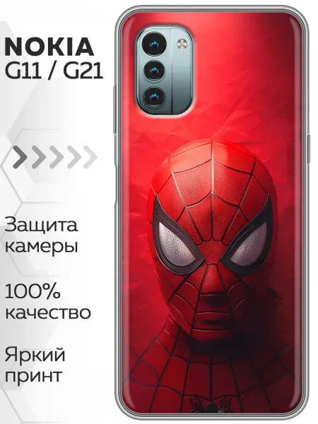 Marketclub Чехол на Nokia G21, G11 Spiderman Человек паук
