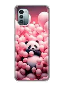 Чехол для Nokia G21, Nokia G11 с принтом Панда для девочек на Нокия G21, Нокия G11
