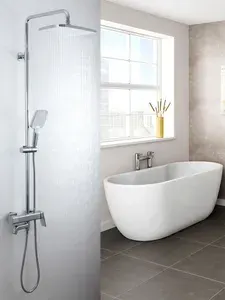Душевая система с тропическим душем и смесителем Gappo G2418-20