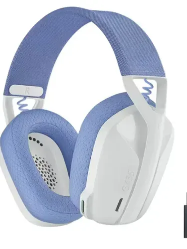 Logitech Наушники беспроводные с микрофоном Logitech G435, USB, белый