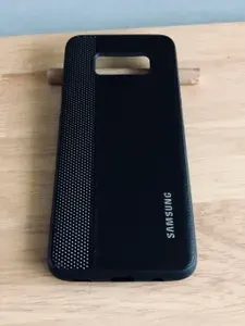 Чехол для Samsung Galaxy S8 (G950F) / чехол на Самсунг Галакси С8, плотный, приятный на ощупь, противоударный, черный