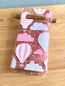 Чехол для SAMSUNG S10 (G973F) / чехол на Самсунг С10, блестящий плотный, красивый, блестки переливаются