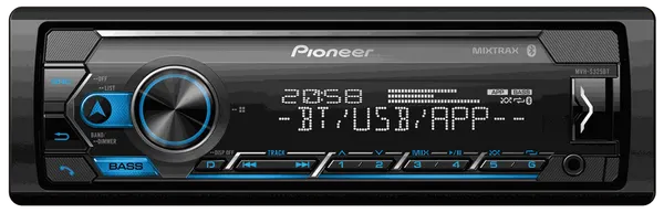 Автомагнитола оригинал Pioneer MVH-S325BT с технологией BLUETOOTH 1DIN