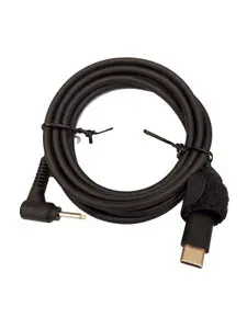 Кабель USB Type-C PD на DC 2.5x0.7 мм 65W, переходник для зарядки ноутбука 20V, 1.5м