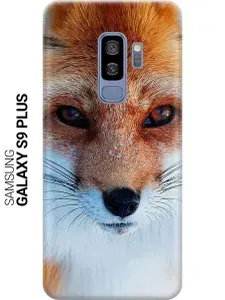 Силиконовый чехол на Samsung Galaxy S9+ / Самсунг С9 Плюс с принтом "Спокойный лис"