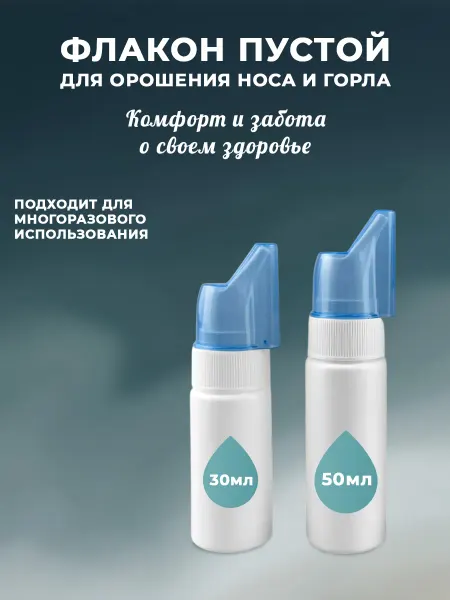 GEALAR Флакон с распылителем для носа и горла