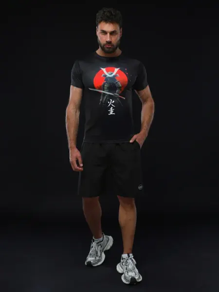 SPORT GEAR Футболка с принтом самурай