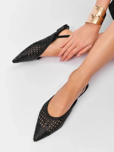 GGI-Shoes Мюли женские без каблука с острым носом