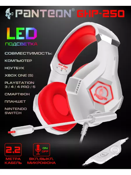 JETACCESS Игровые наушники для ПК PANTEON GHP-250