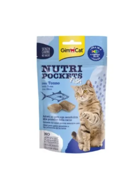 Gimcat Лакомства для кошек подушечки со вкусом тунца