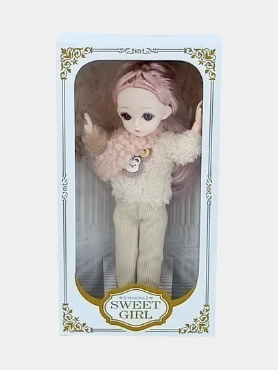 Кукла Princess Sweet Girl в меховом свитере