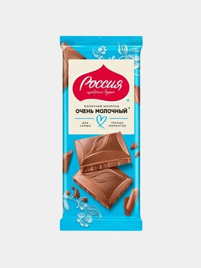 Шоколад Россия Очень молочный, 75г - Шоколад