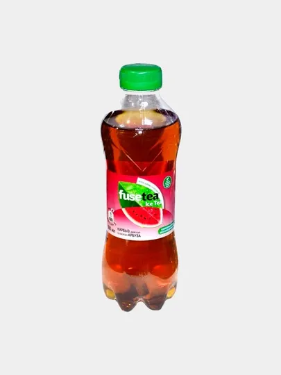 FUSE TEA Black Tea Арбуз PET 0,5 л - Квас, холодный чай, комбуча